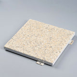 Stone-patterned aluminum panel